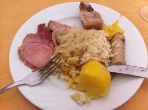 Sourkrout I guess it's a good thing I'm not vegetarian anymore.