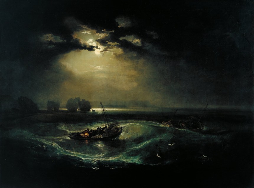 JMW Turner, Fishermen At Sea, 1796